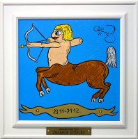 František R. Čech - Znamení Střelec - originál 